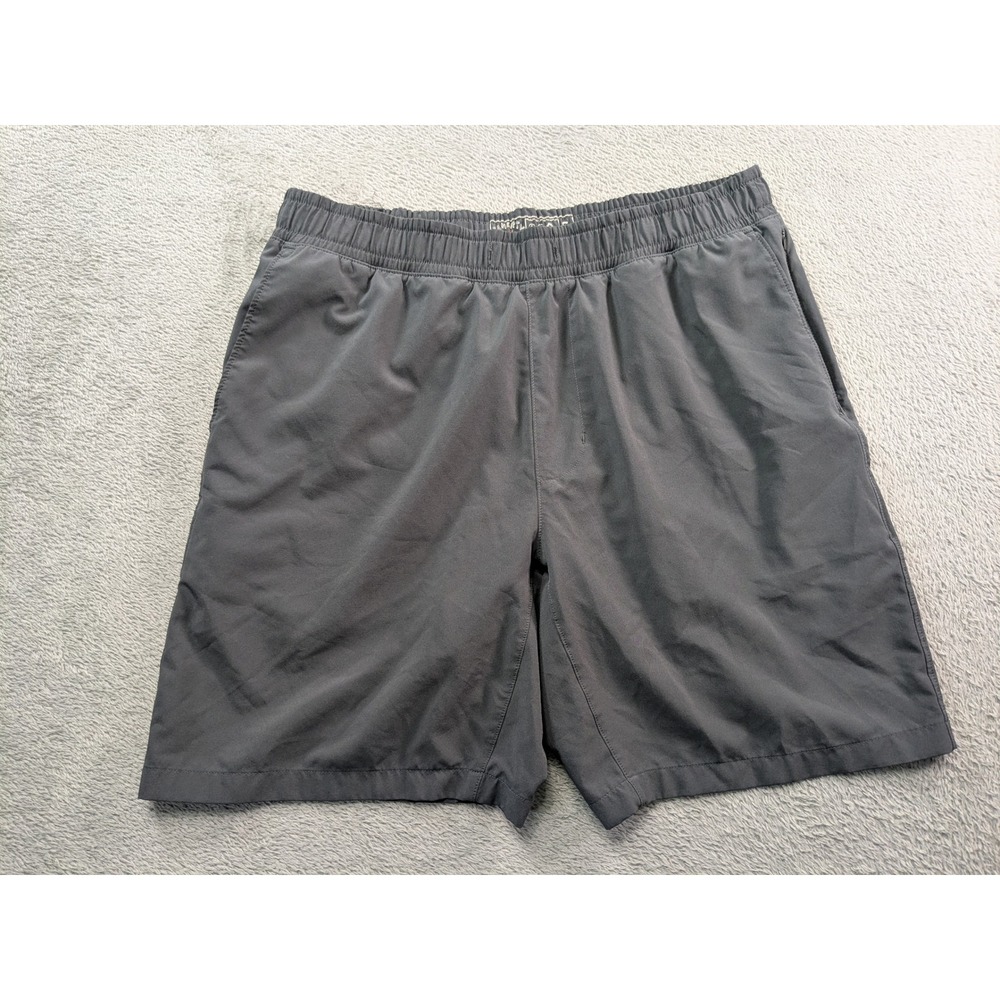 Faherty Shorelite Mens Gray Quick Dry Recycled Mesh Lined Athletic Shorts Size S
